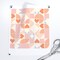Geometric Valentine'S Day Cute Colorful Hearts Shapes Square Diamond Quilt Pink Orange Blue Custom Printed Fabric by Spoonflower Various Fabrics by the Yard or Fat Quarter